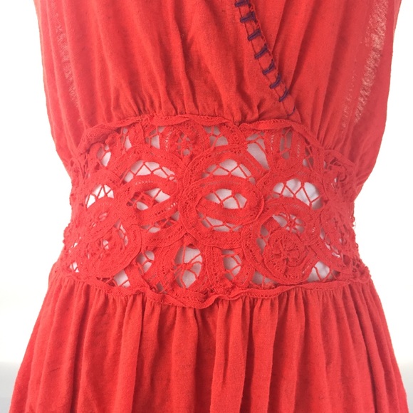 Free people orange sleeves top. NWT - Picture 4 of 8